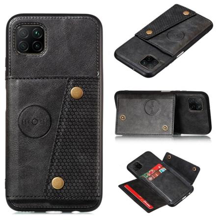 Samsung Galaxy A22 5G - Cover med kortholder Svart
