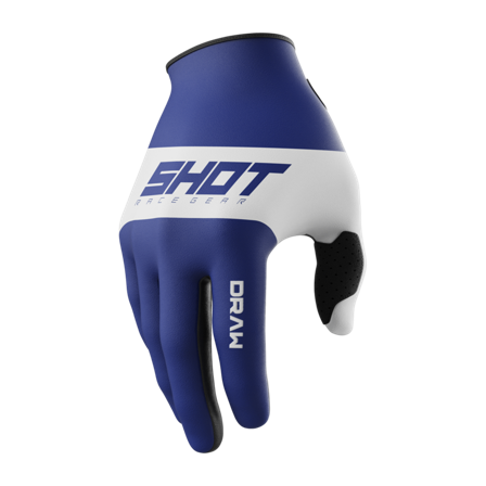 Mănuși Motocross Shot Draw Sky albastru 3XL