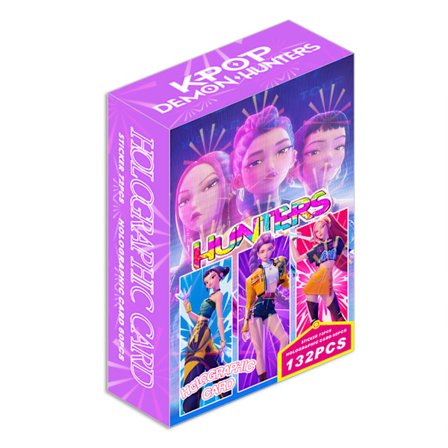 132 stk. K-Pop Demon Hunters Flashcards - Koreansk Idol Devil Hunter Spill Leketøy Samling Gave Party Favors Lomo Kortpakke