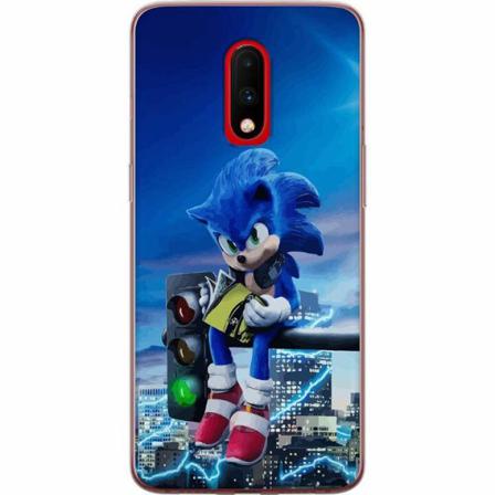 Oneplus 7 Genomskinligt Skal Sonic The Hedgehog