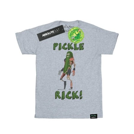 Rick And Morty Herr Pickle Rick T-Shirt XXL Sports Grey