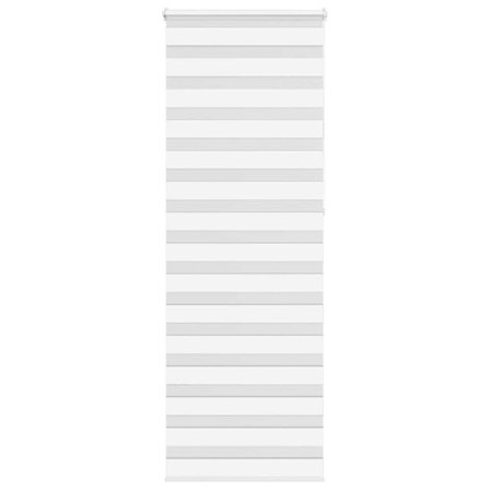 Rullgardin zebra vit 90x230 cm tyg bredd 85,9 cm polyester