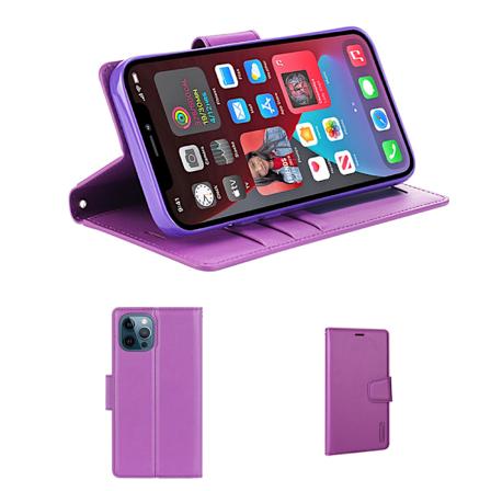 iPhone 14 Pro Max Plånboksfodral Lila