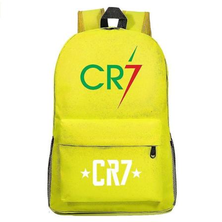 Cr7 Cristiano Ronaldo -reppu pojille ja tytöille - sarjakuva lasten koulukirjalaukku, jossa on suuri tilavuus, matkareppu ja olkalaukku 7