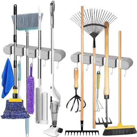 Seinän luutapidike - 2 kpl Moppiseinän pidike Itsekiinnittyvä työkalupidike