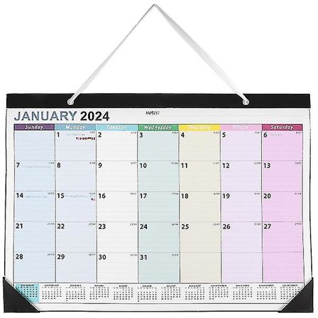 Large Monthly Wall Calendar Spiral Countdown Calendar Wall Calendar For Schedule Plan