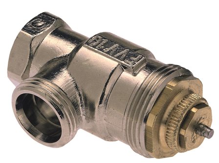 MMA FVV-20 Termostatventil vinkel, med forinnstilling G20, Varme