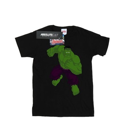 Hulk Herr Enkel Bomulls T-shirt XL Svart