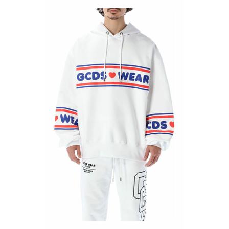 Gcds, Knitwear Cc 22M10S108F Wit, Heren, Maat:S