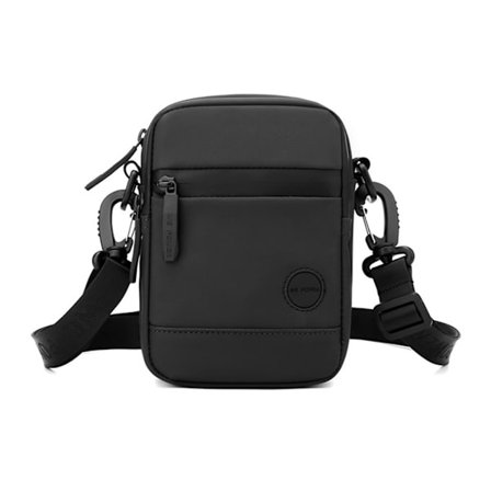 Axelväska för män Multifunktionell Nylon Messenger Bag Vattentät Casual Crossbody Väska Telefon Midjeväska Plånbok
