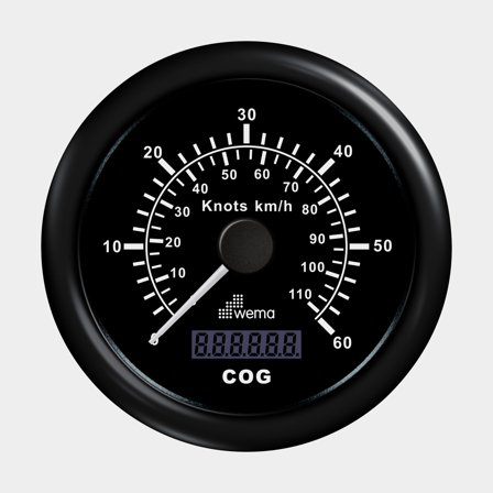 GPS-logg 60 knop svart