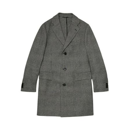 Brooks Brothers, Single-Breasted Coats Grijs, Heren, Maat:L