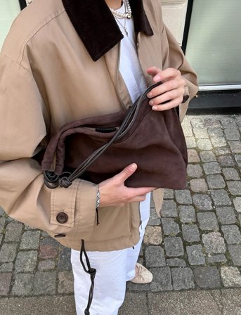 Becksöndergaard Suede Giana Bag - Brown - ONE SIZE