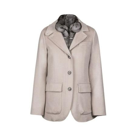 Moorer, Ylenia-Cin-Le Jacket Beige, Dames, Maat:S