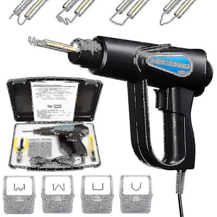 70W Varmepistol for Plast Sveising, Bil Bumper Reparasjonssett, Tang, 4 Bølgeklammer, Sveising Reparasjonsmaskin, Høy Kvalitet Kb