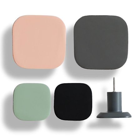 Moderne dekorative veggkroker kåpekroker 4-delt sett