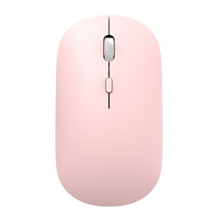 2.4G Bluetooth Kaksoistilainen Langaton Hiiri - Hiljainen Napsautus, Säädettävä DPI, Yhteensopiva APPLE, Samsung, Huawei kanssa Pink