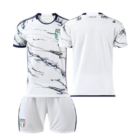 23-24 kauden Euroopan Cup Italian vierasjalkapalloasu 6 Verratti 1 Donnarumma 18 Barella paita No number #16