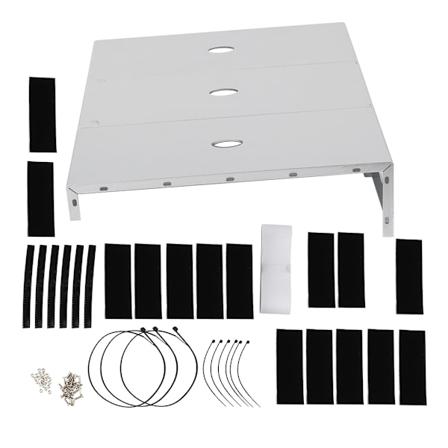 3 st gitarrpedalbräda i aluminium för flygplanseffekter, tillbehör för musikinstrument, silver