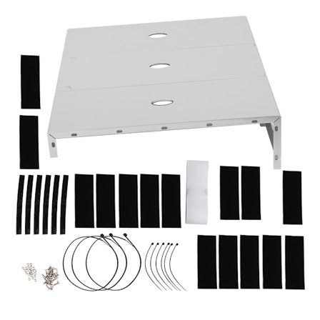 3 stk. Gitarpedalbrett Luftfartsaluminium Effektplate Musikk Instrument Tilbehør Sølv