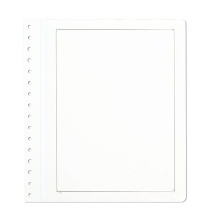 KABE BLANKOBLADE HVID M/SORT RAmmELINIE 10 STK