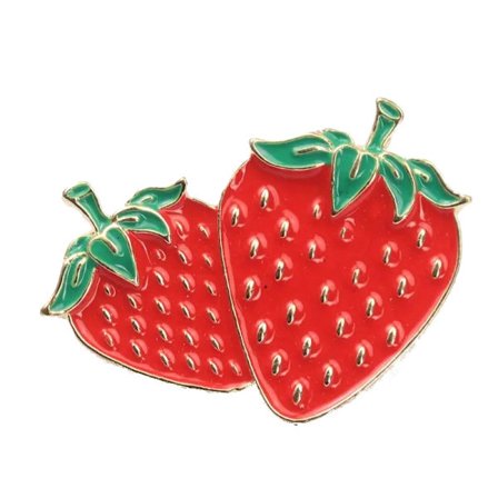 Brosch - Pin - Jordgubbe