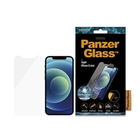 Hærdet glas PanzerGlass Standard Super+ antibakteriel til iPhone 12 Mini