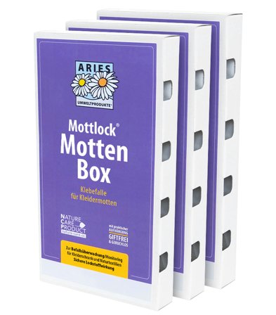 Voordeelpakket: 3x Mottenbox -kledingmottenval