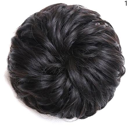 Synteettinen hiuspulla peruukki poninhäntä hiustenpidennys Scrunchie Elasti 1