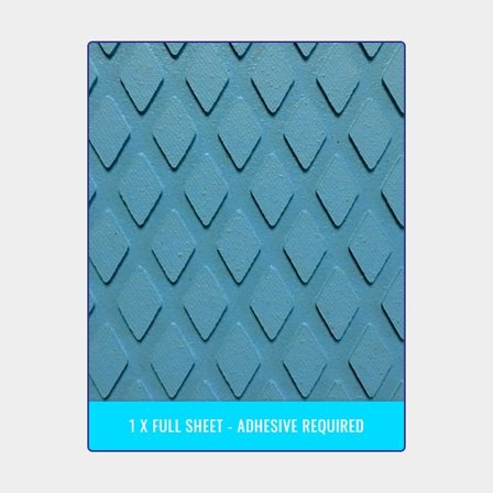 Anti-slip mat / anti-slip boat Treadmaster Anti-Slip Diamond Pattern Light Blue, 1200 x 900 x 3 mm