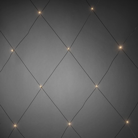 Konstsmide 3748-100 Ljusslinga nät, varmvita 1 m, Belysning