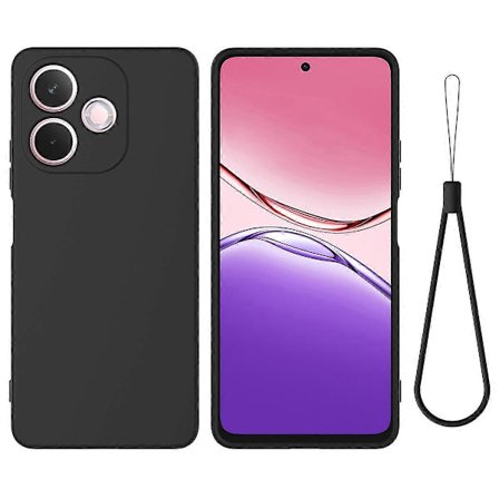 Flydende silikoneetui med håndrem til Oppo A5 Pro 5G - Multicolor