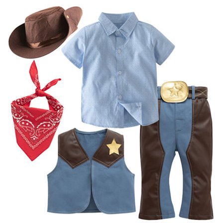 Boys Western Cowboy 5-delade set