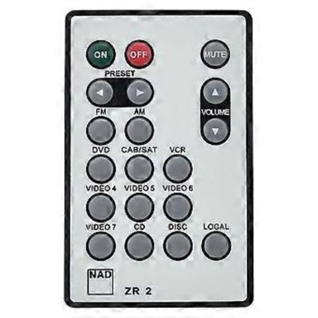 ZR 2 ZR2 För NAD Zon 2 Ljud Stereo AV Receiver Fjärrkontroll T175 T773