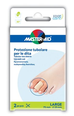 Master Aid Protezione Tubolare Dita Large 2 Pezzi