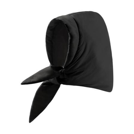 Päähuivi hupullinen huivi hupullinen MUSTA Black