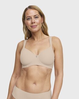 PURE SHAPE kaarituelliset rintaliivit TOPATUT KUPIT beige-B75-Swegmark