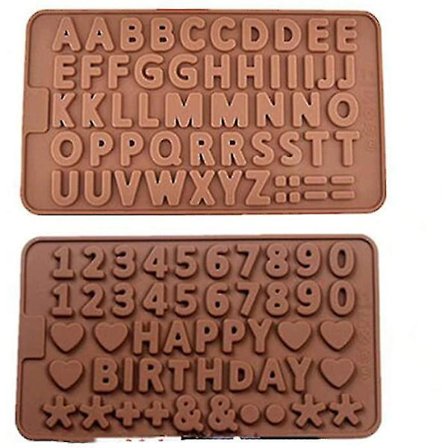 Fødselsdag Chokoladeform Tal Silikon Terning