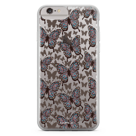 Bjornberry Skal Hybrid iPhone 6/6s Plus - Färgglada Fjärilar