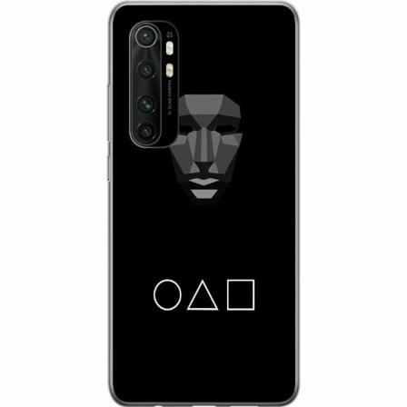 Xiaomi Mi Note 10 Lite Genomskinligt Skal Squid Game