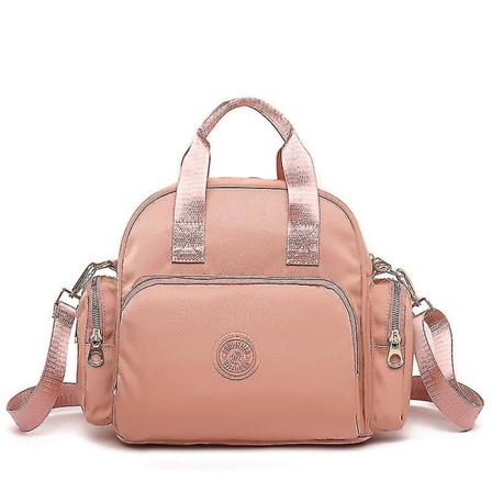 Dame Dame Handbag Simple Fash Bærbar Bag Casual All- Trendy -functal Light pink