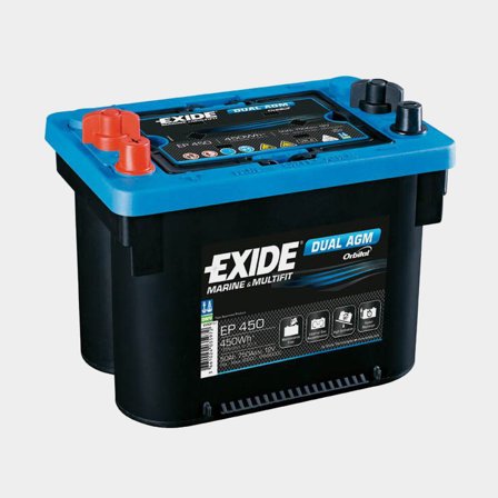 Start- & förbrukningsbatteri Exide Dual EP450, AGM, 12 V, 50 Ah