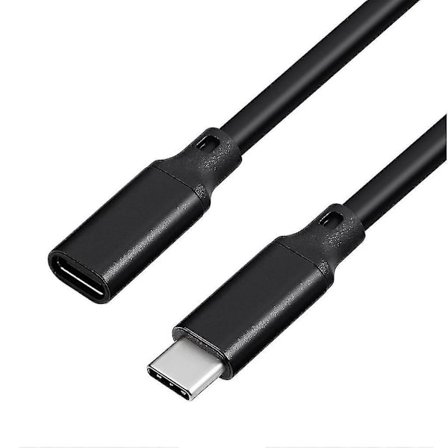 100w 5a USB 3.1 Type-c jatkojohto 4k 60hz Usb-c Gen 2 10gbps jatkojohto (5m)