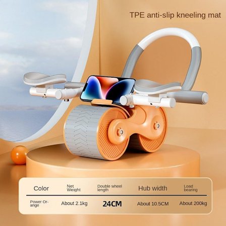 Sunt Magehjul Mageapparat ORANSJE UTEN