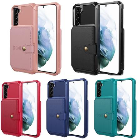 Samsung Galaxy S23 Plus - Deksel med kortholder Röd