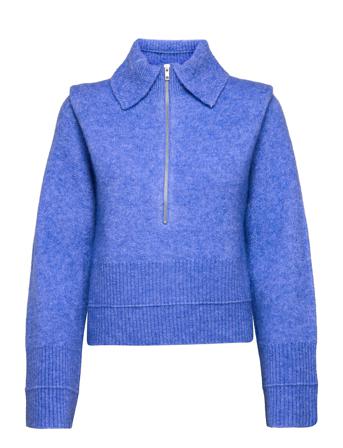 Giana Knit Top Blue REMAIN Birger Christensen