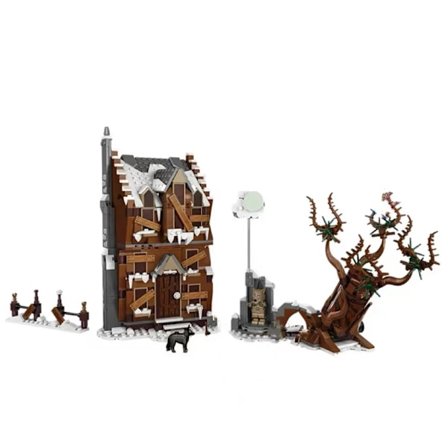 Nytt 1083-delars magiskt trollkarlsuniversum från klassiska filmer - 12 Grimmauld Place byggklossleksaker för barn, present