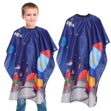 Børnefrisør Kappe med nakke Støv børste Cover Frisør Forklæde Frisør tilbehør til børn