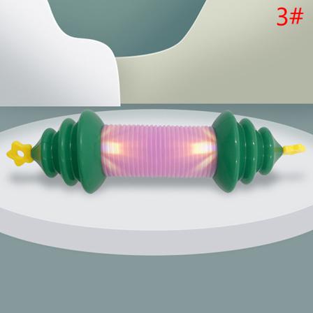 Santa Claus Toys Creative Magical Toy Folding Pop Tube Coil Kid