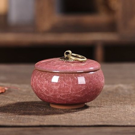 Husdyrsurne til aske Kat Mini Pet Memorial Sten Keramik Urne til katteaske Dyrebegravelsesurne Menneskekremering Kaniner Husdyrprodukter